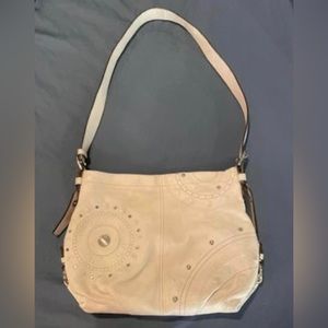 Coach M1069-F16178 Appliqué Studded Shoulder Bag